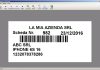 Stampa etichetta con barcode